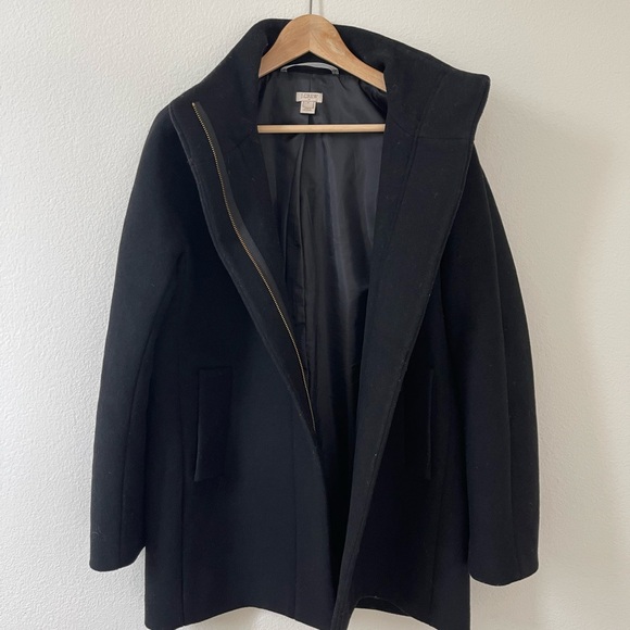 J. Crew Classic Black Wool Jacket - Picture 3 of 7